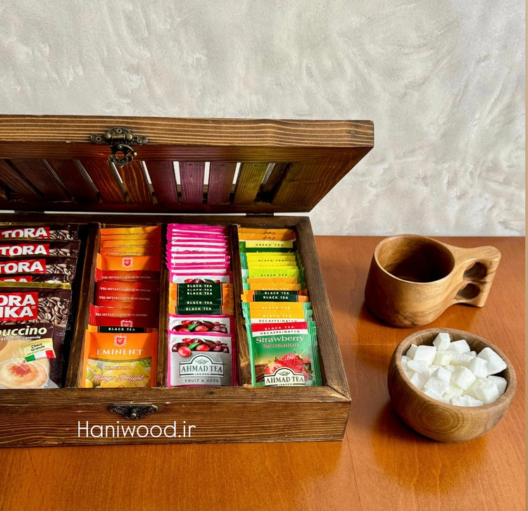 جعبه چوبی تی بگ