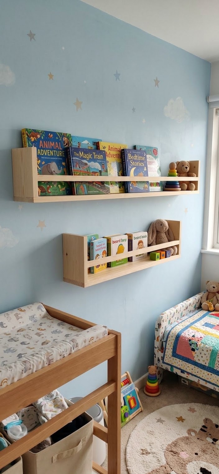 شلف چوبی کودک